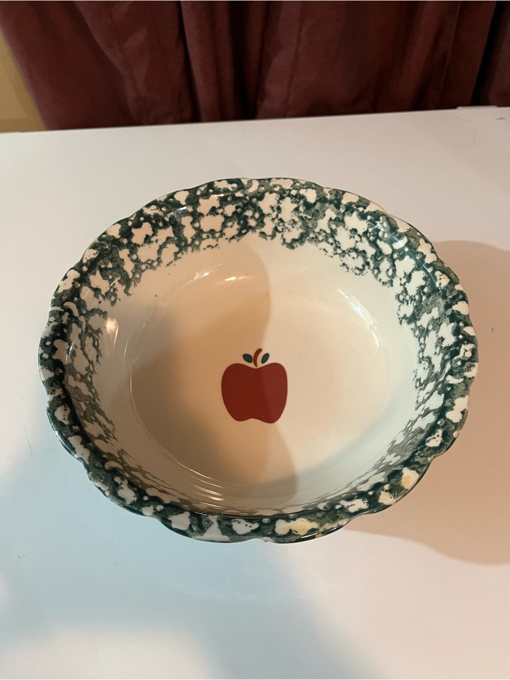Vintage Stoneware Serving Bowl-91/4”